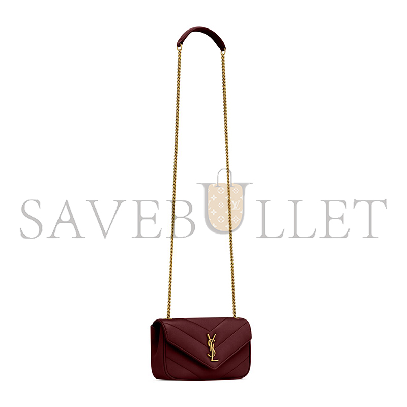 YSL LOULOU MINI IN LAMBSKIN 821749AAEAX6197 (20*12*5cm)